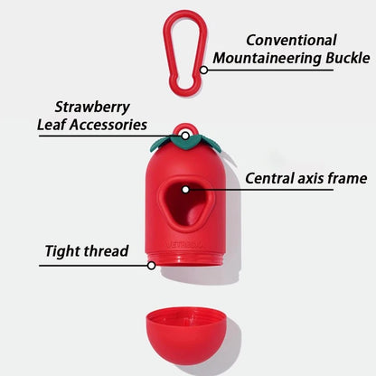 Pet-Friendly Strawberry Waste Bags